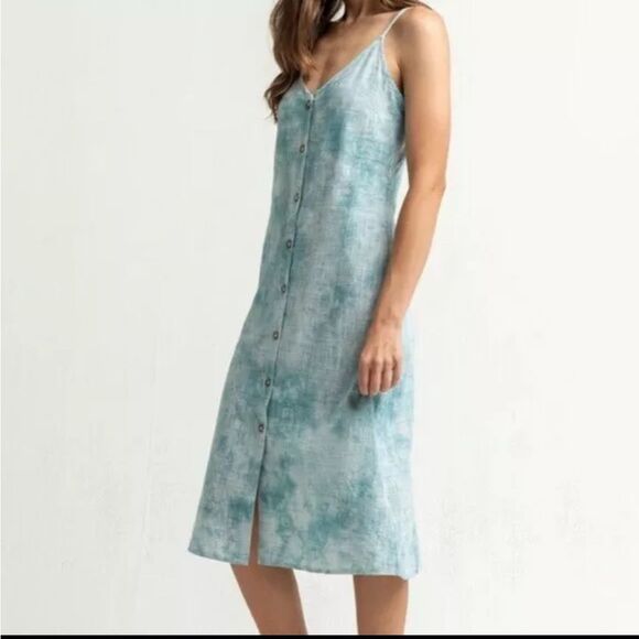 Roxy Wild Ties Button Front Dress Size S NWT - Picture 1 of 6